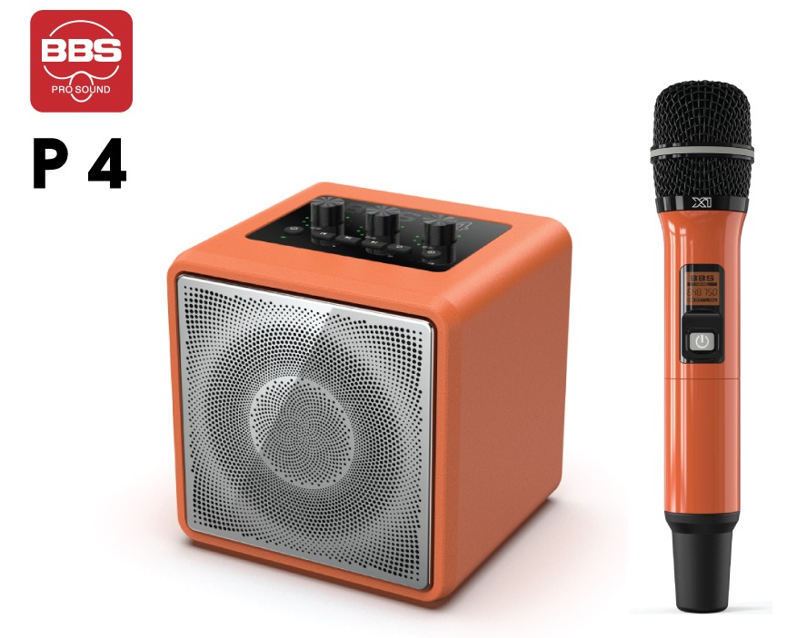 Loa xách tay Mini Karaoke BBS P4, Bass 4in